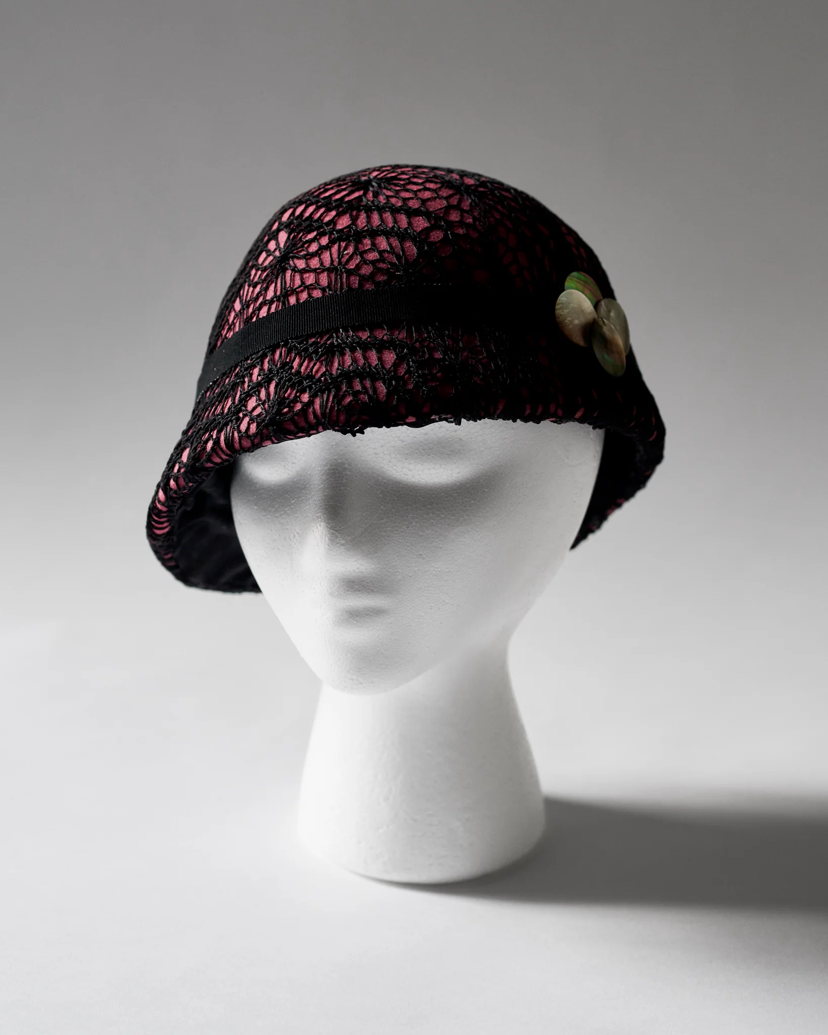 Pink Lace Cloche